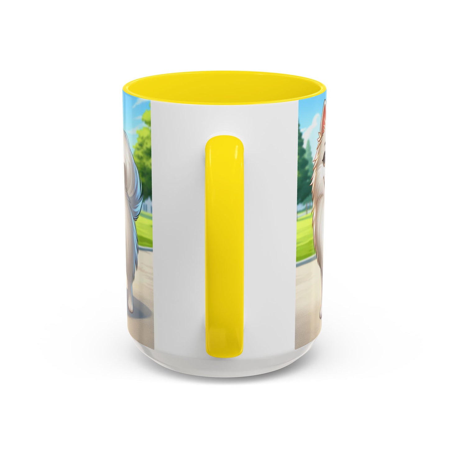 Taza de café con detalles de Spitz indio: el regalo perfecto para los amantes de los perros