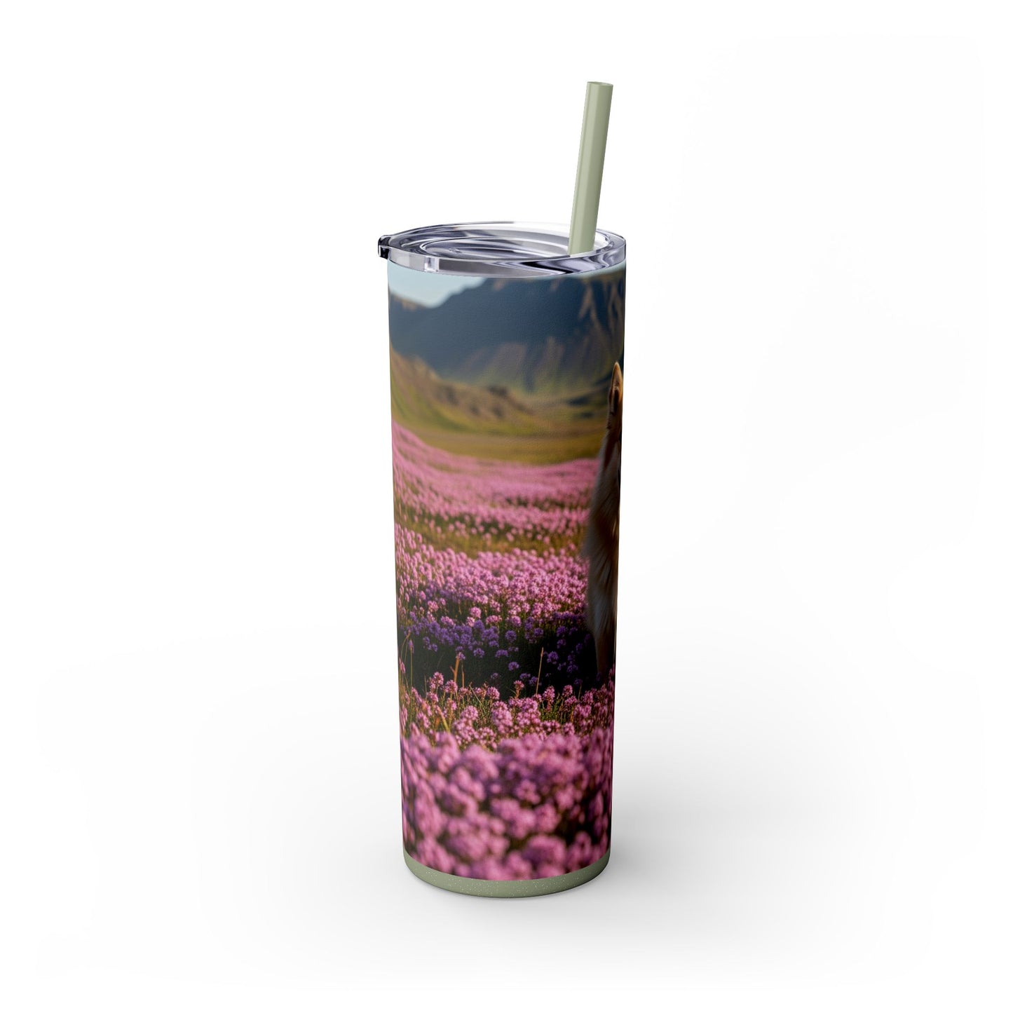 Icelandic Sheepdog Tumbler with Straw, 20oz