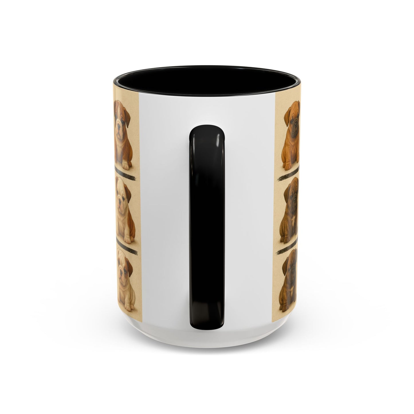 Bulldog puppies Accent Coffee Mug - Perfect Gift for Dog Lovers