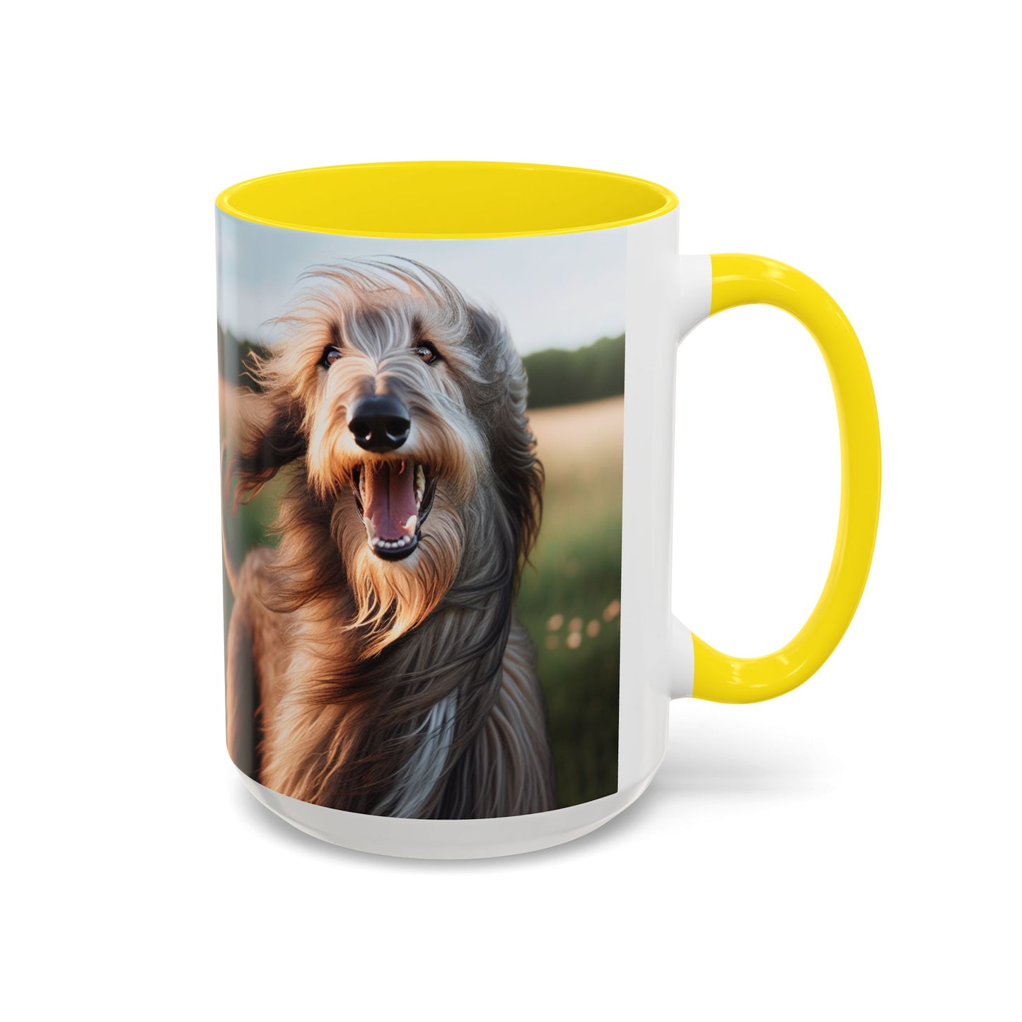 Scottish Deerhound Accent Coffee Mug - Perfect Gift for Dog Lovers