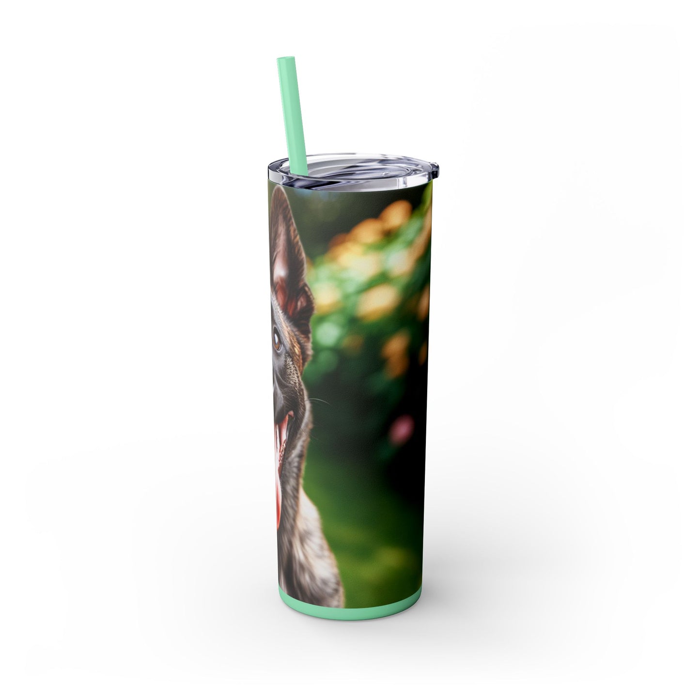 Dutch Shepherd Dog Tumbler with Straw, 20oz