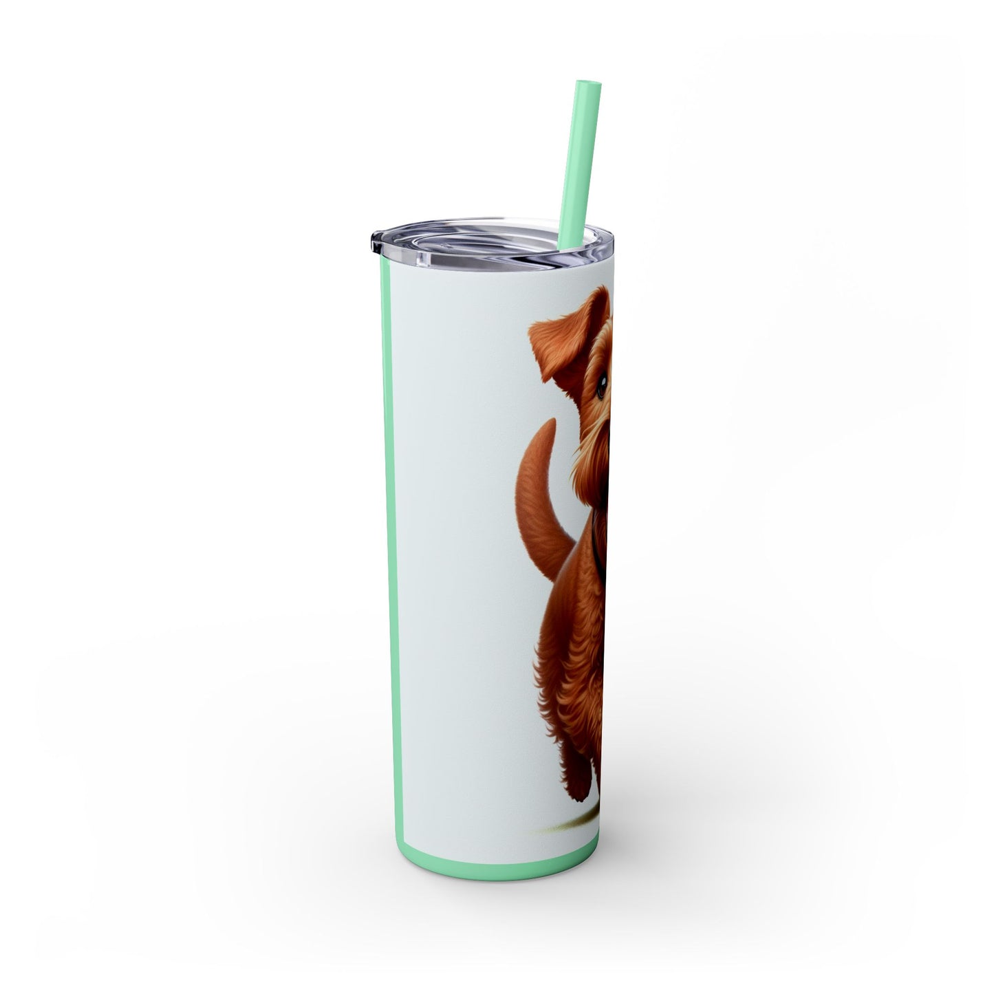 Irish Terrier Tumbler with Straw, 20oz