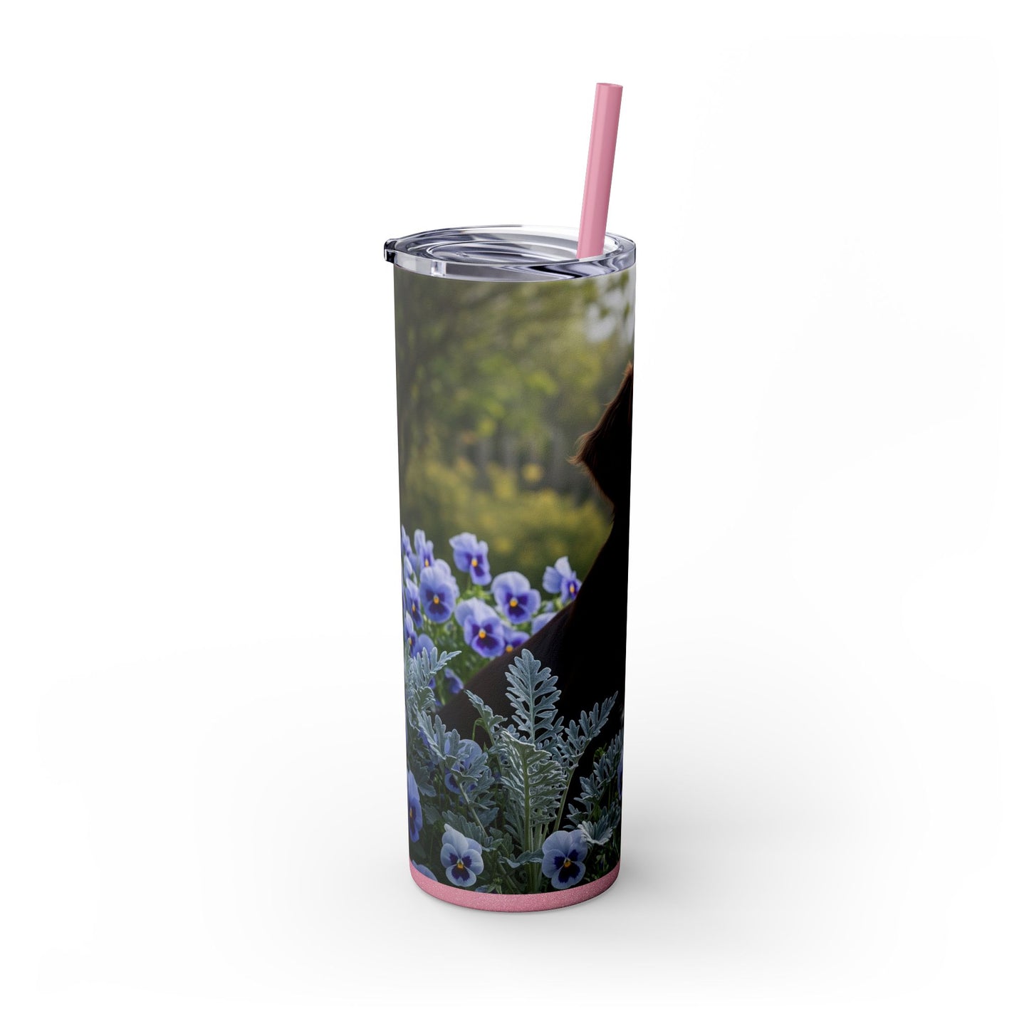Small Munsterlander Tumbler with Straw, 20oz