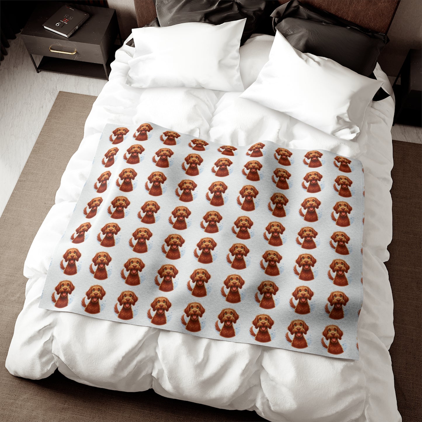 Hungarian Wirehaired Vizsla Sweatshirt Blanket