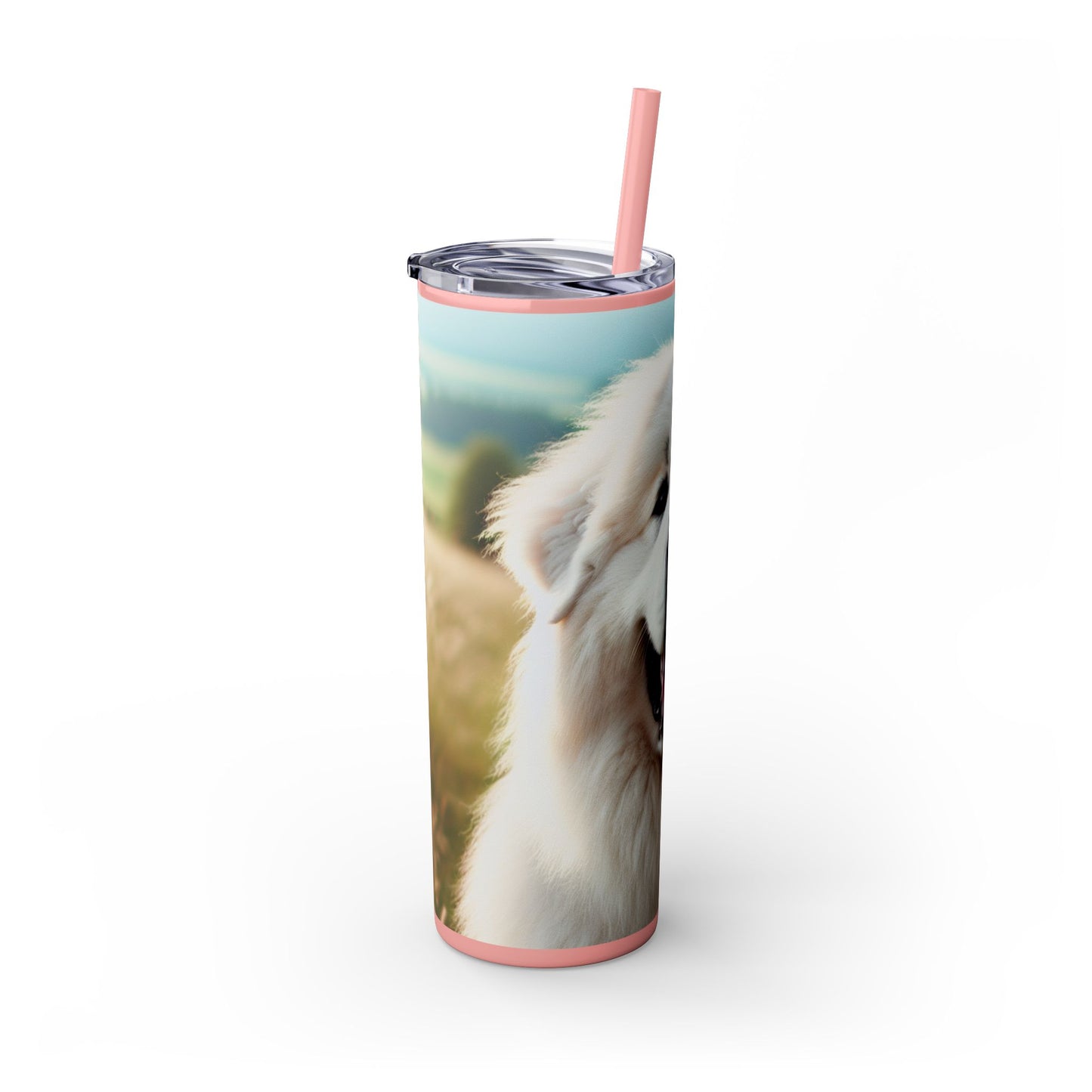 Great Pyrenees Tumbler with Straw, 20oz
