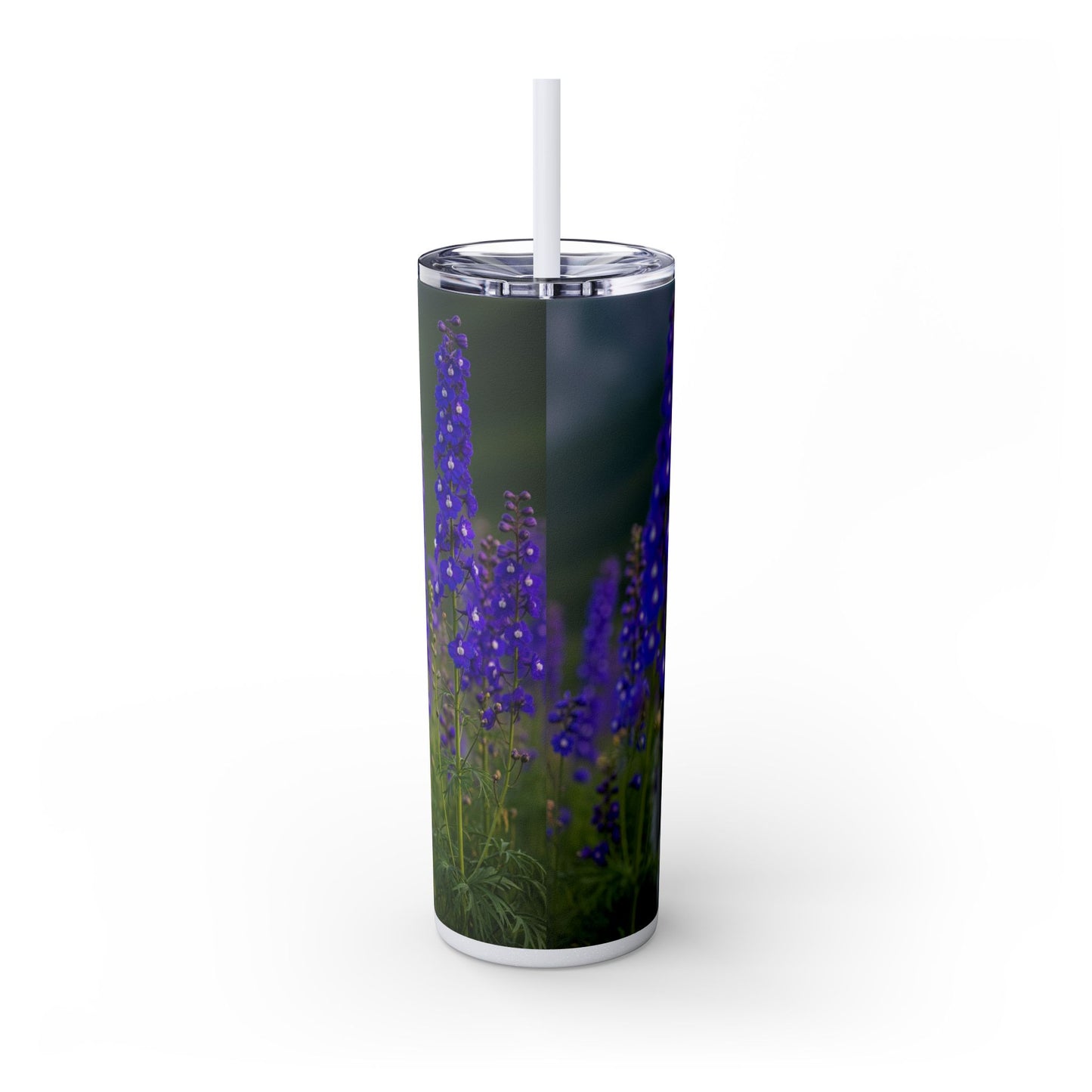 Tatra Shepherd Dog Skinny Tumbler with Straw, 20oz