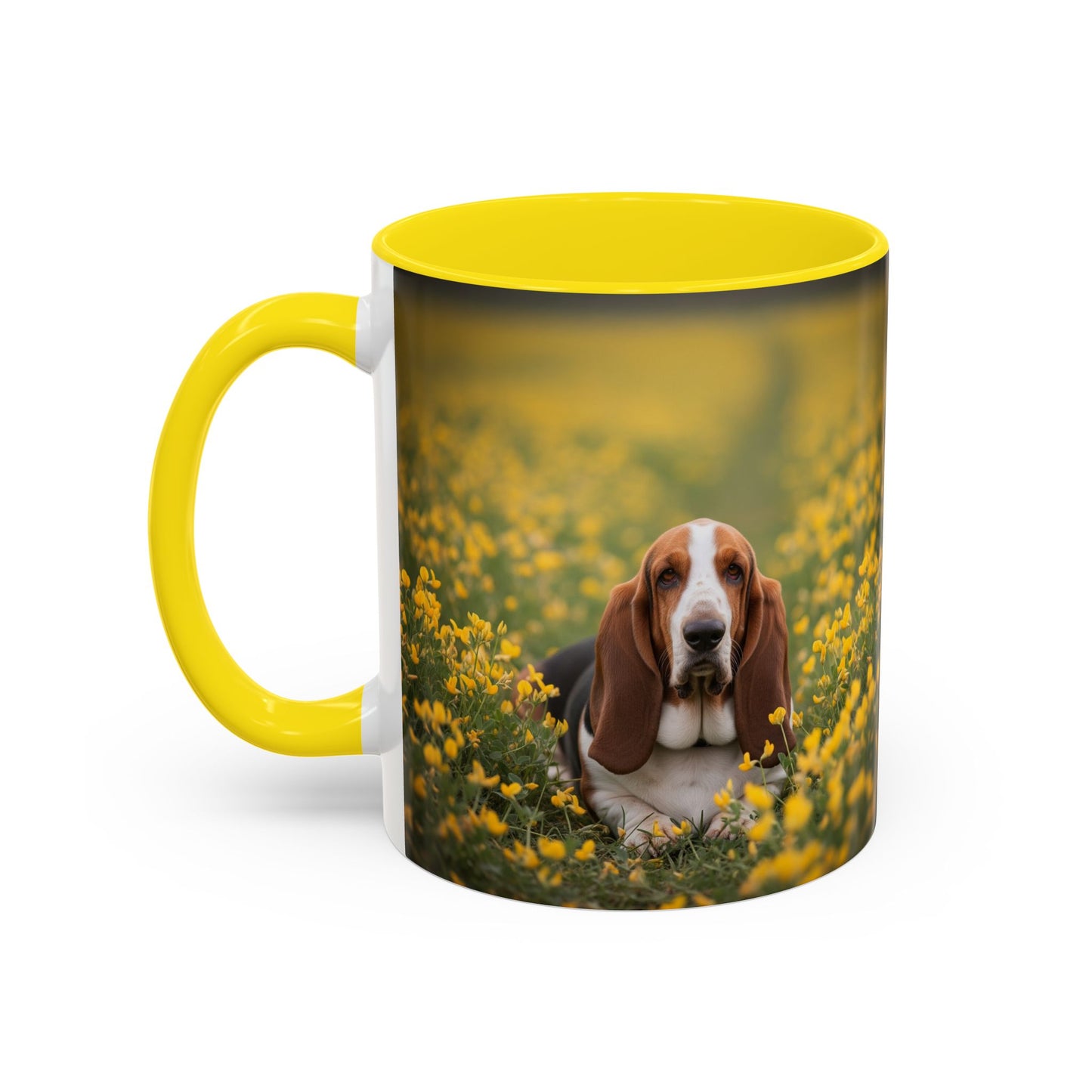 Basset Hound Accent Coffee Mug - Perfect Gift for Dog Lovers
