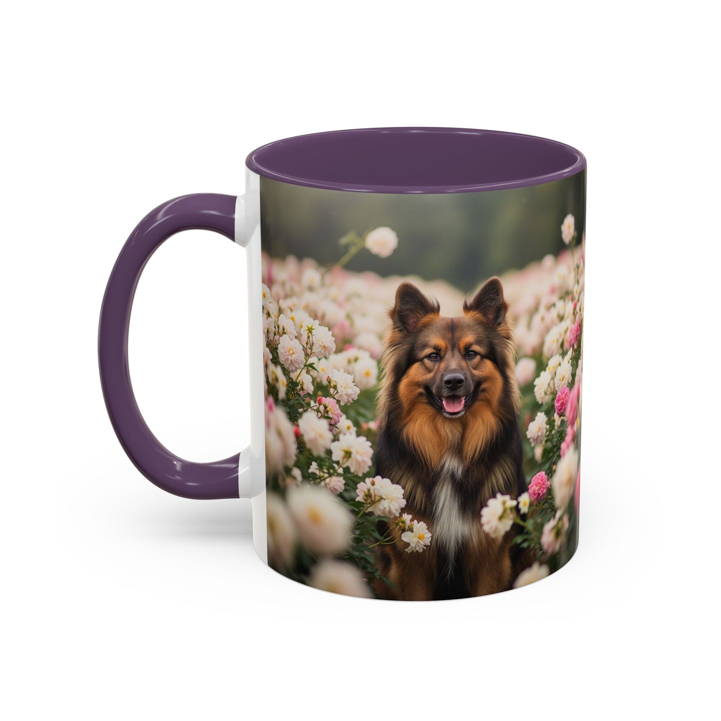 Bohemian Shepherd Accent Coffee Mug - Perfect Gift for Dog Lovers