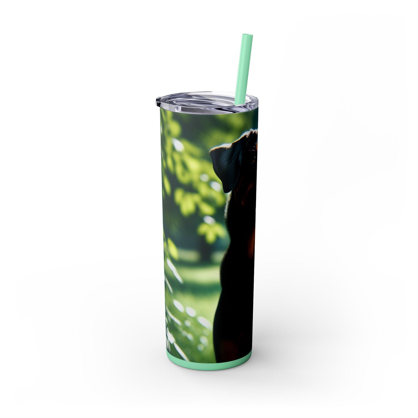 Beauceron Tumbler with Straw, 20oz