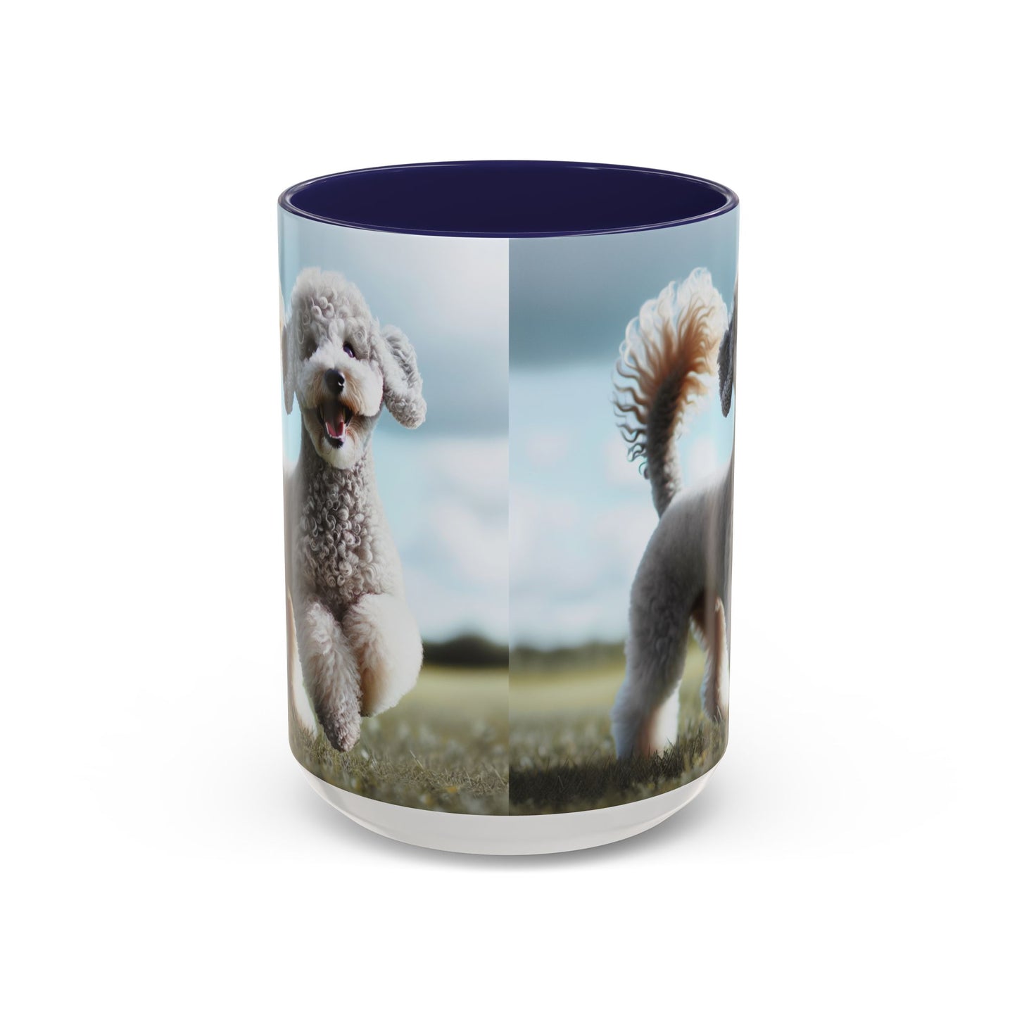 Bedlington Terrier Accent Coffee Mug - Perfect Gift for Dog Lovers