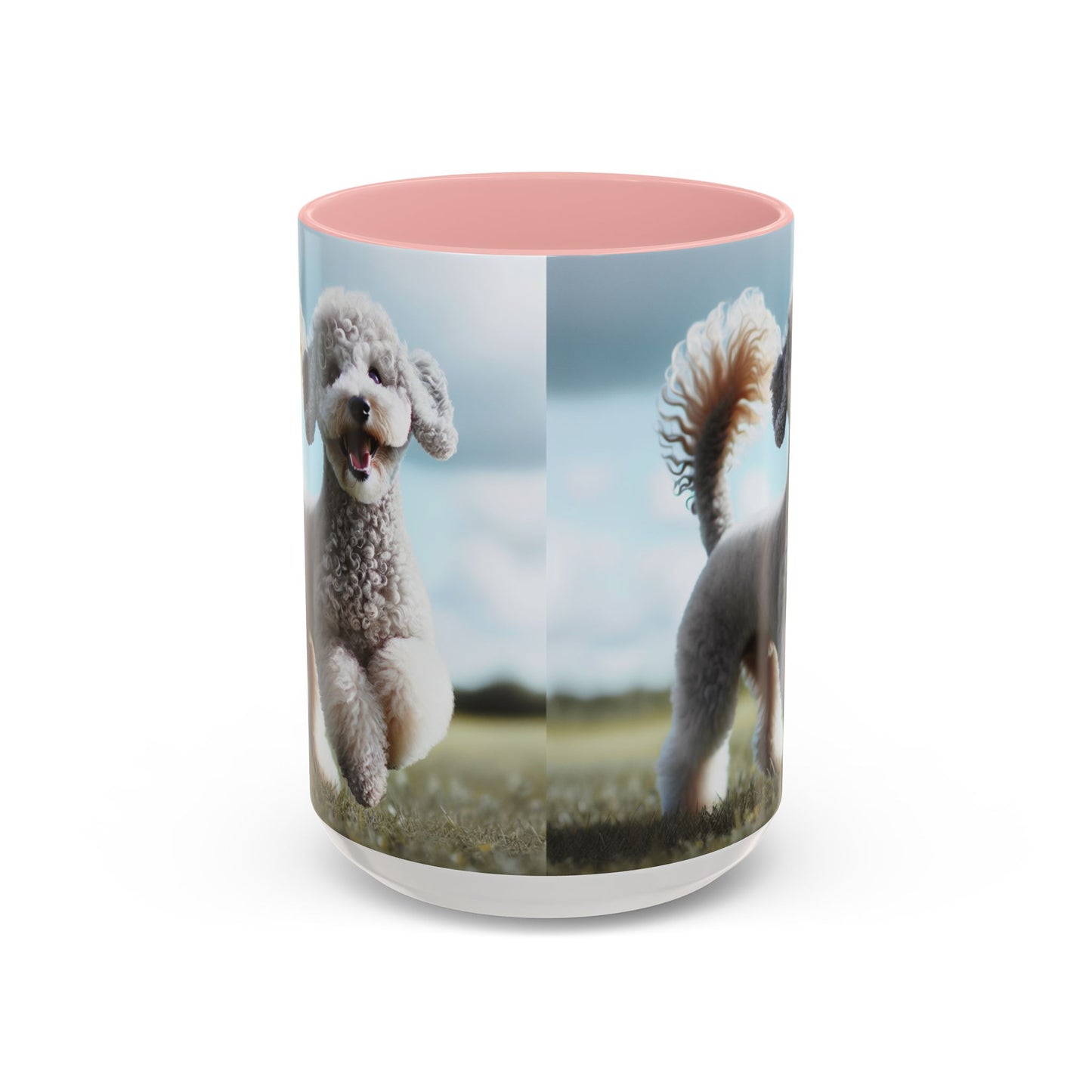 Bedlington Terrier Accent Coffee Mug - Perfect Gift for Dog Lovers