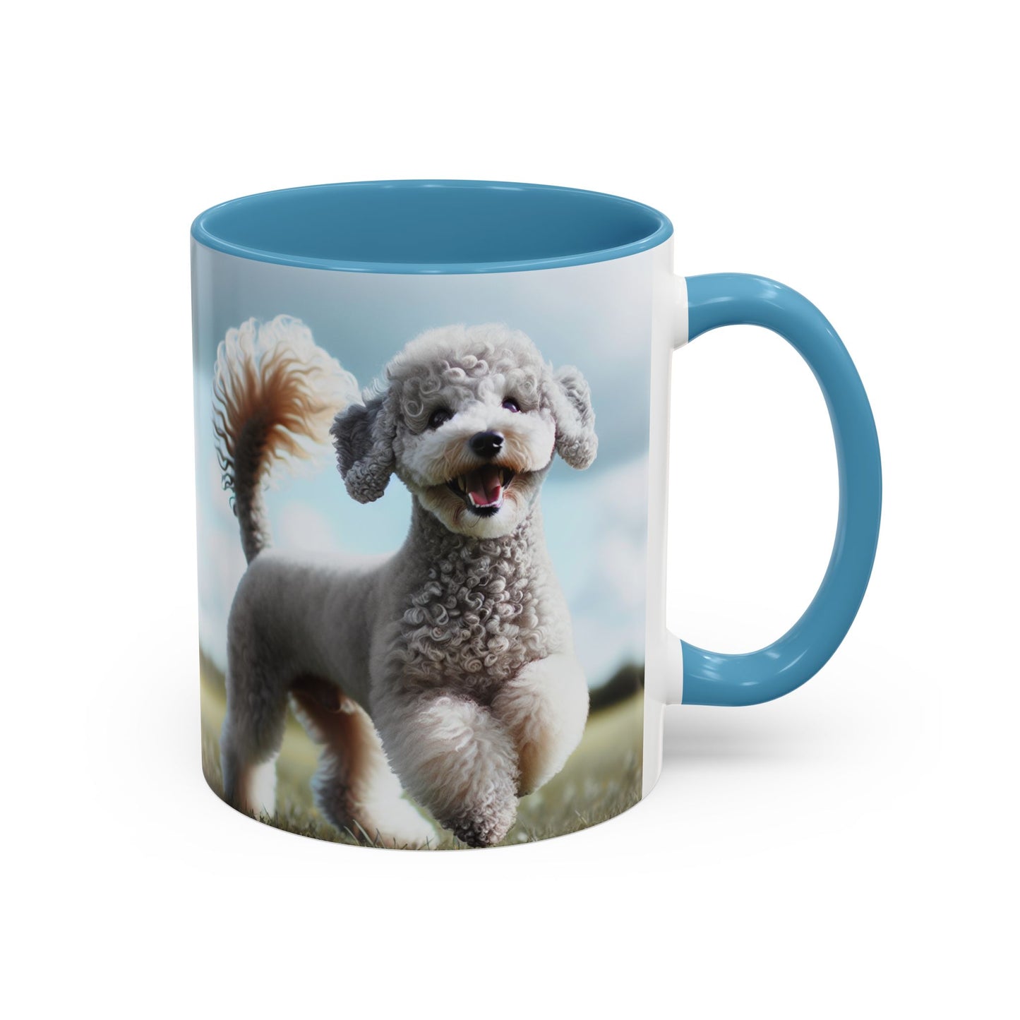 Bedlington Terrier Accent Coffee Mug - Perfect Gift for Dog Lovers