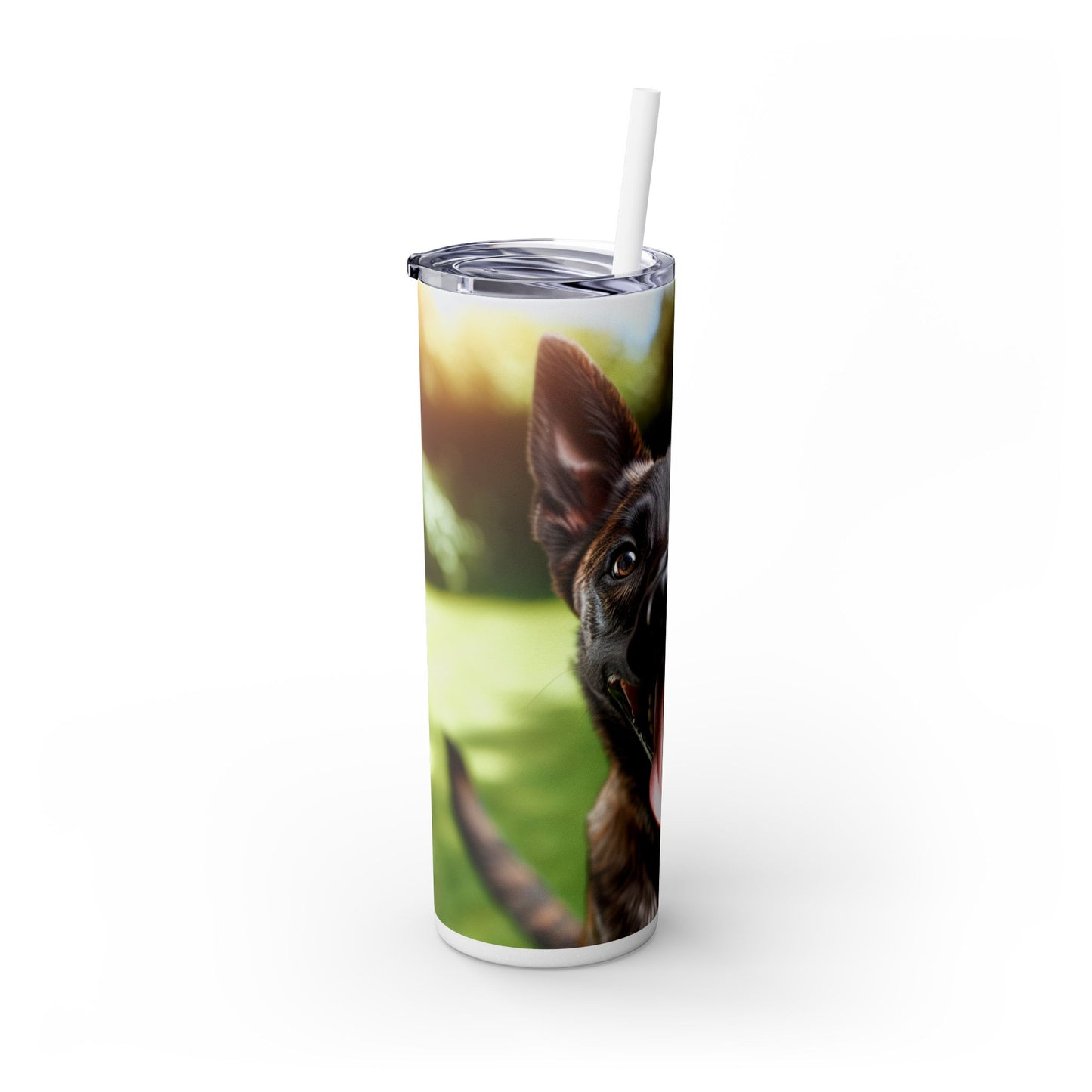 Dutch Shepherd Dog Tumbler with Straw, 20oz