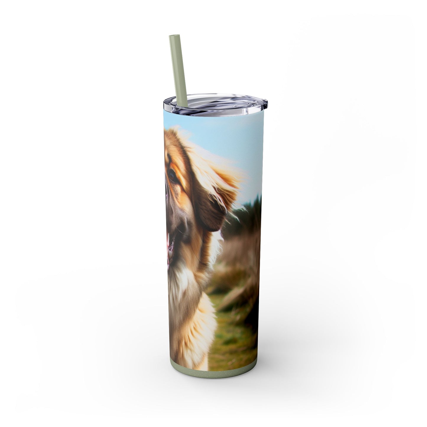 Estrela Mountain Dog Tumbler with Straw, 20oz
