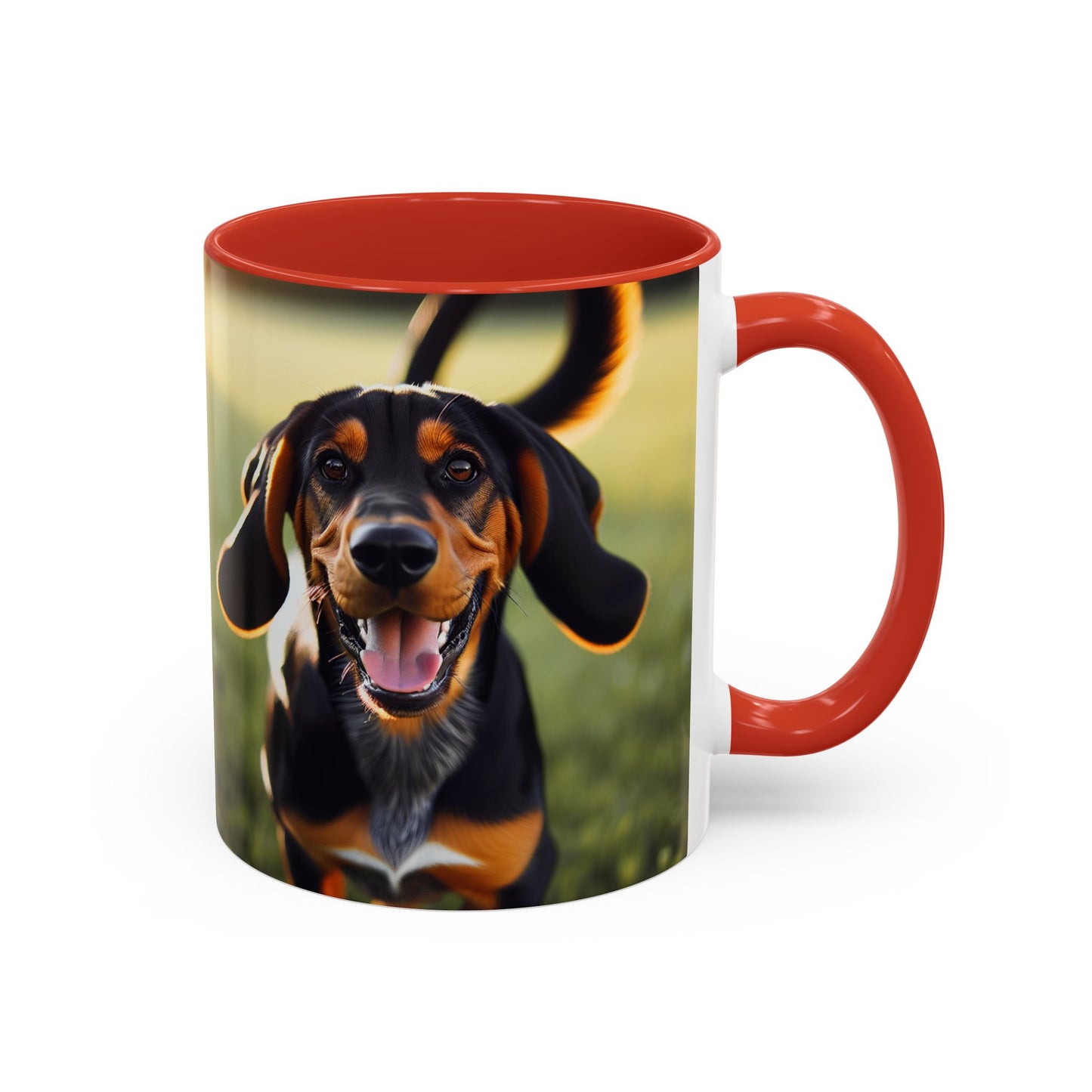 Black and Tan Coonhound Accent Coffee Mug - Perfect Gift for Dog Lovers