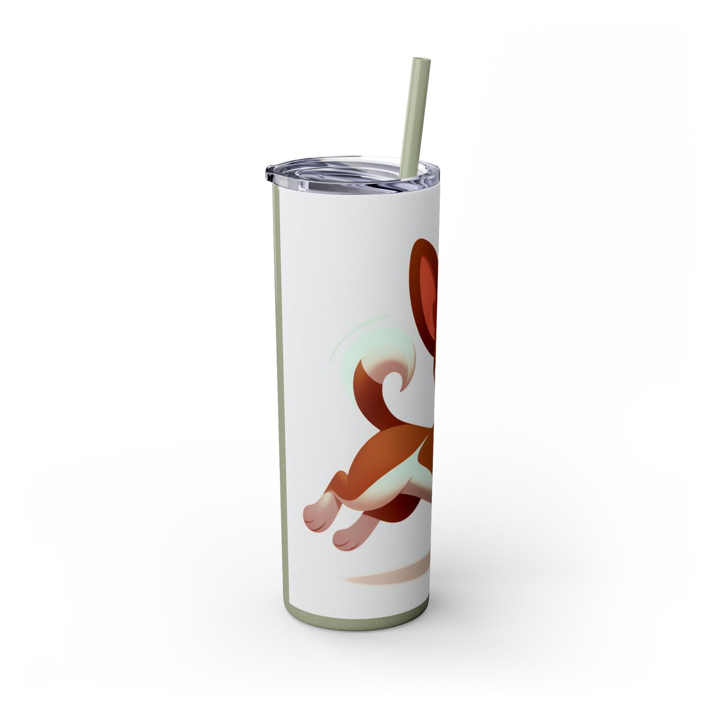 Basenji Tumbler with Straw, 20oz