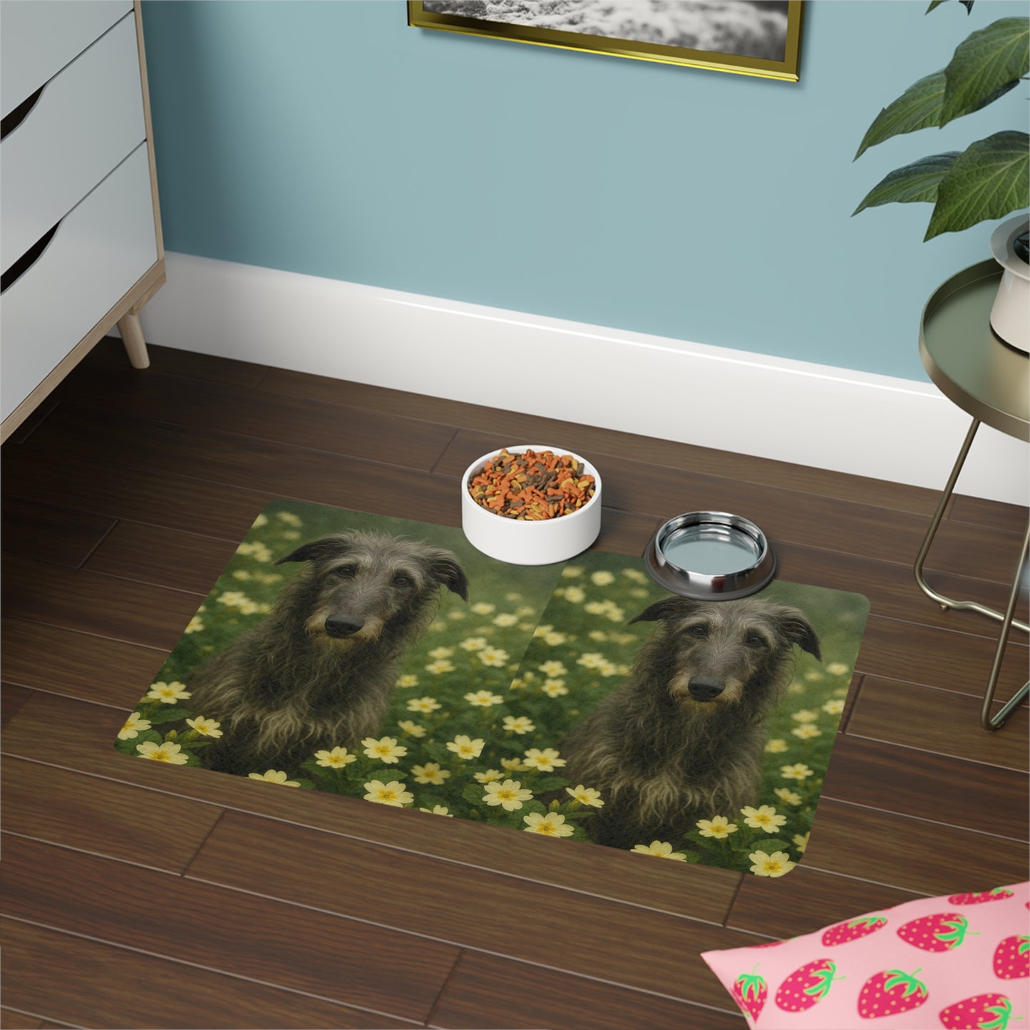Pet Food Mat (12x18) - Scottish Deerhound