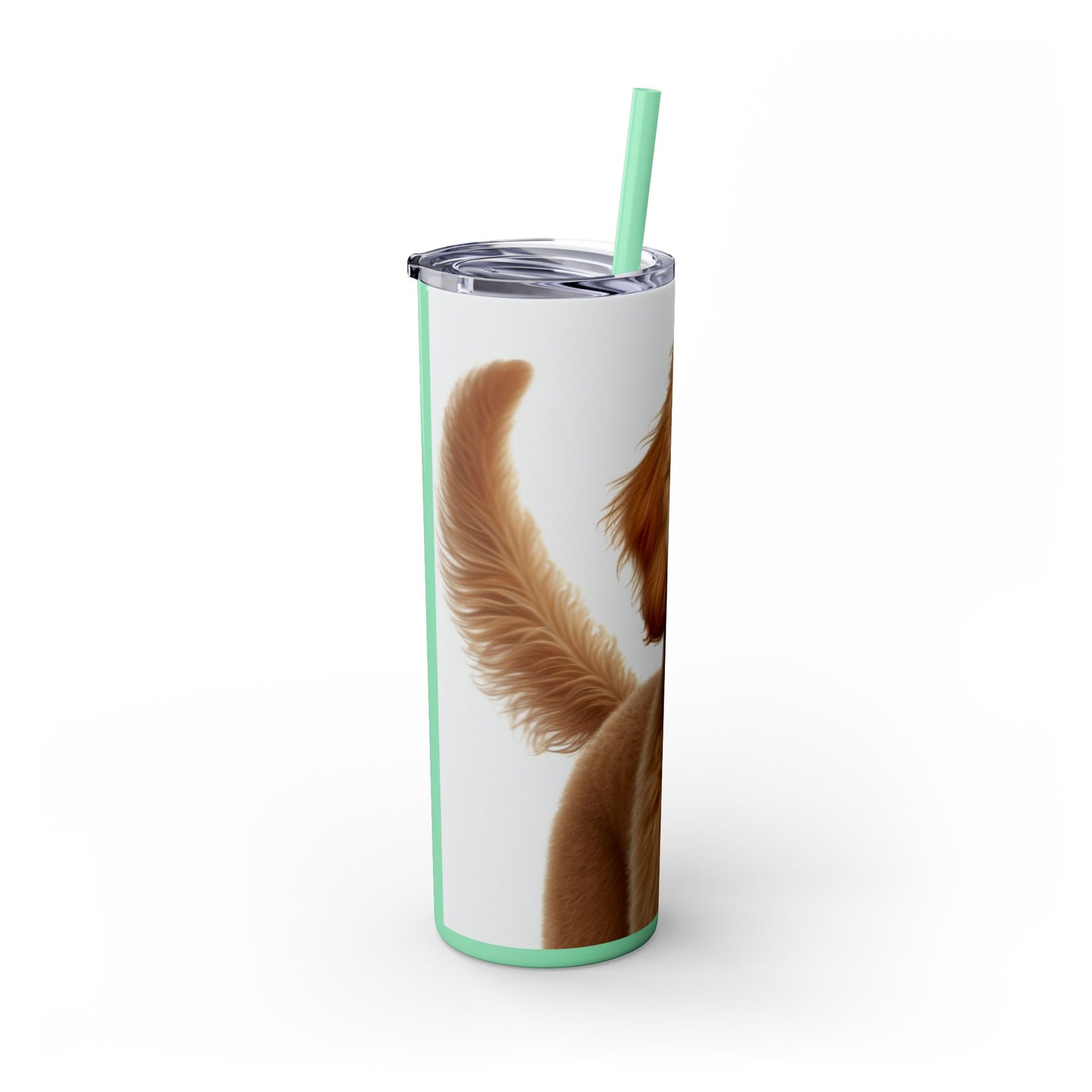 Goldendoodle Tumbler with Straw, 20oz