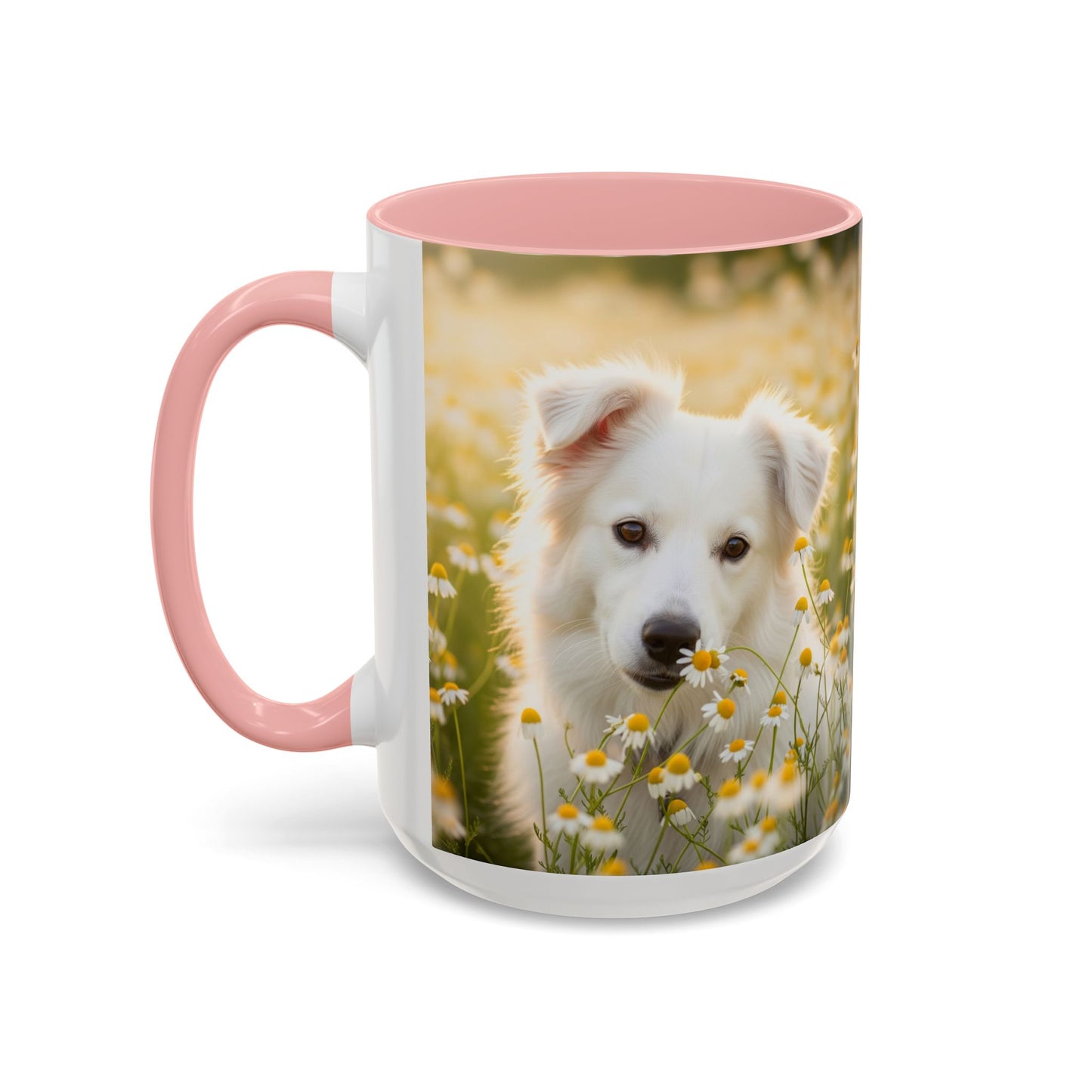 Russkaya Tsvetnaya Bolonka Accent Coffee Mug - Perfect Gift for Dog Lovers