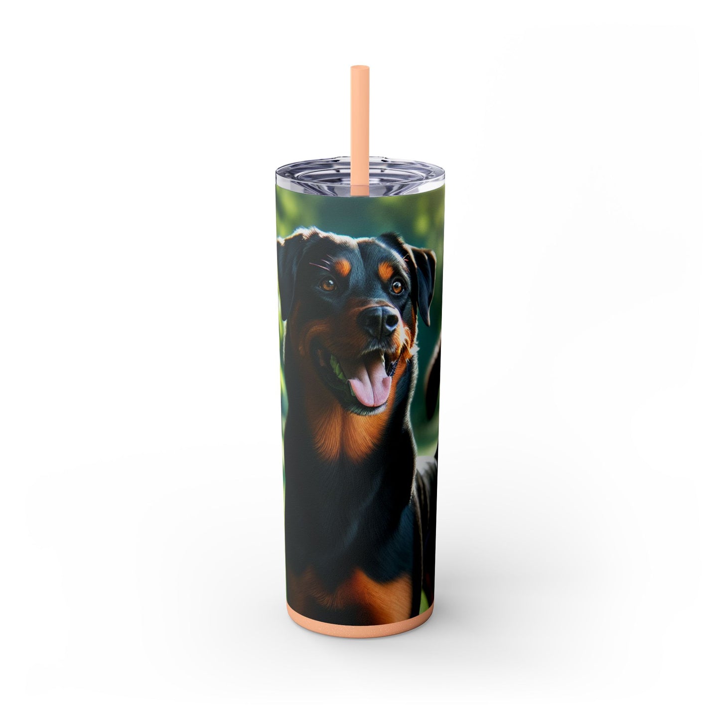 Beauceron Tumbler with Straw, 20oz