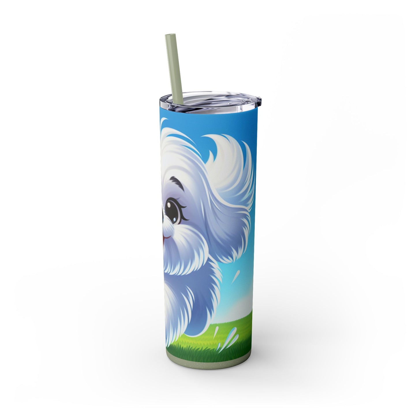 Maltese Tumbler with Straw, 20oz