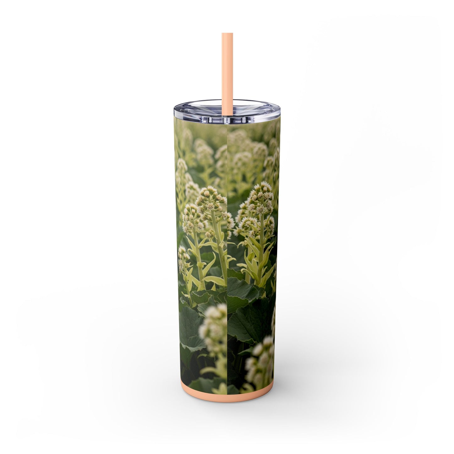 Standard Schnauzer Skinny Tumbler with Straw, 20oz