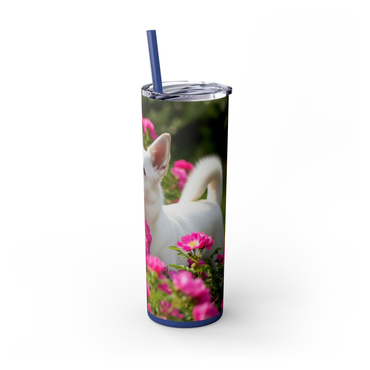 Norrbottenspets Skinny Tumbler with Straw, 20oz