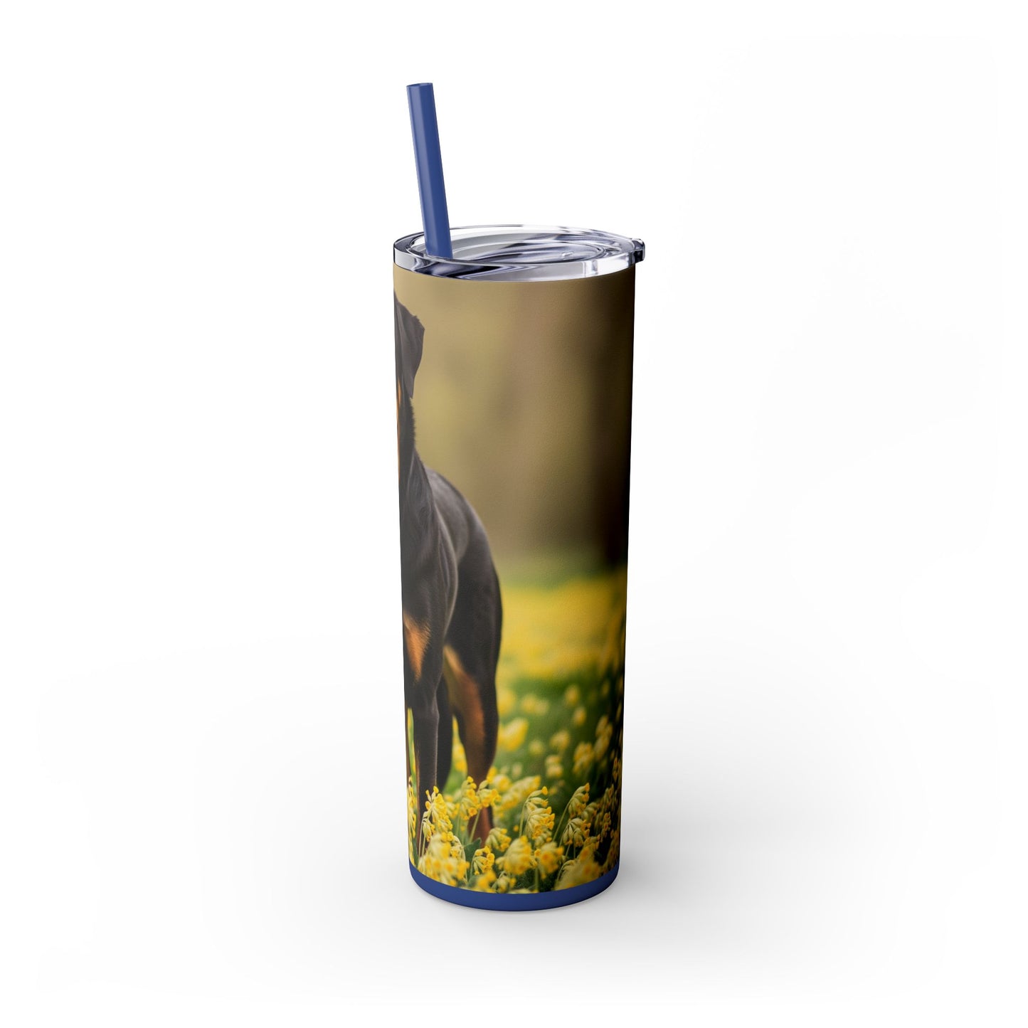 Beauceron Tumbler with Straw, 20oz