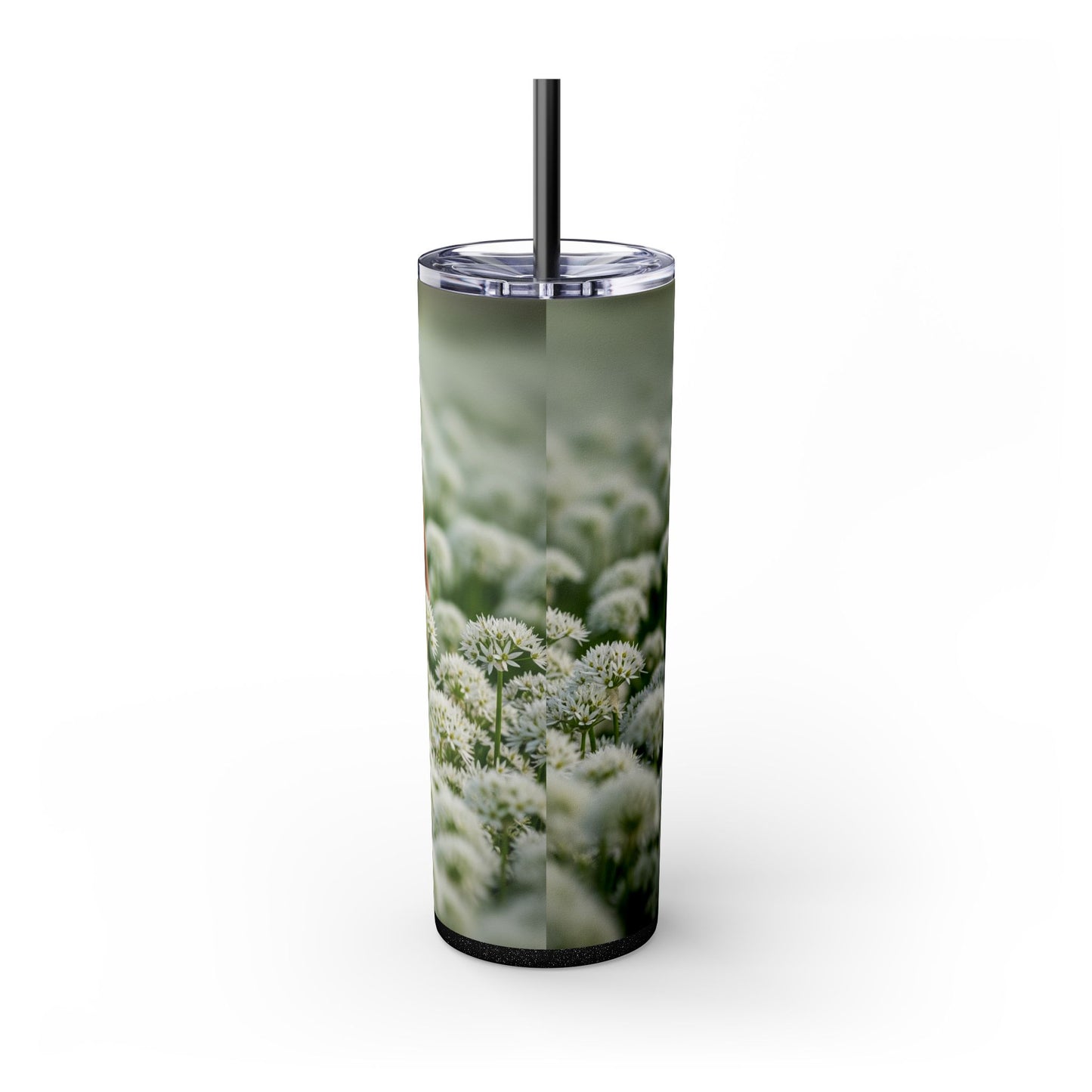 Petit Basset Griffon Vendeen Skinny Tumbler with Straw, 20oz