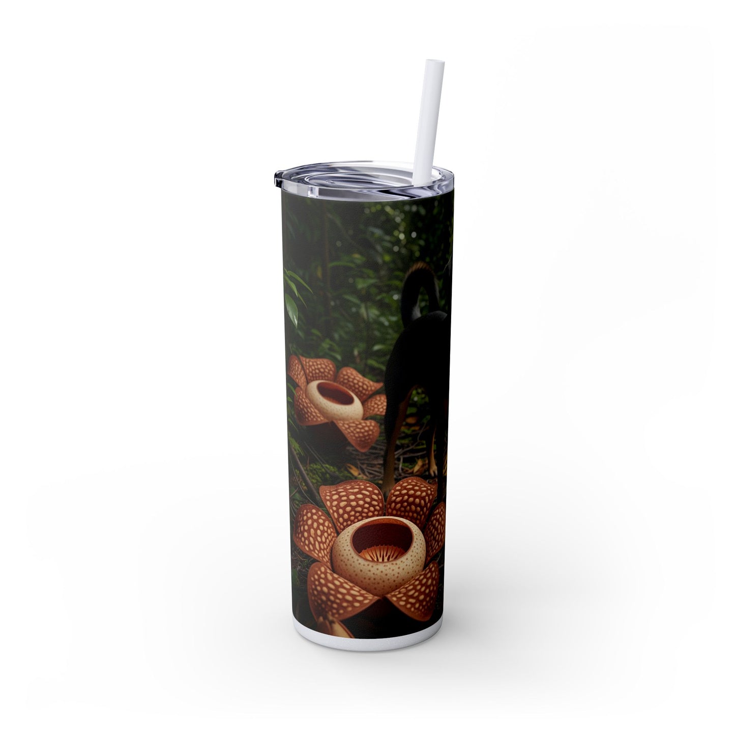 Telomian Skinny Tumbler with Straw, 20oz
