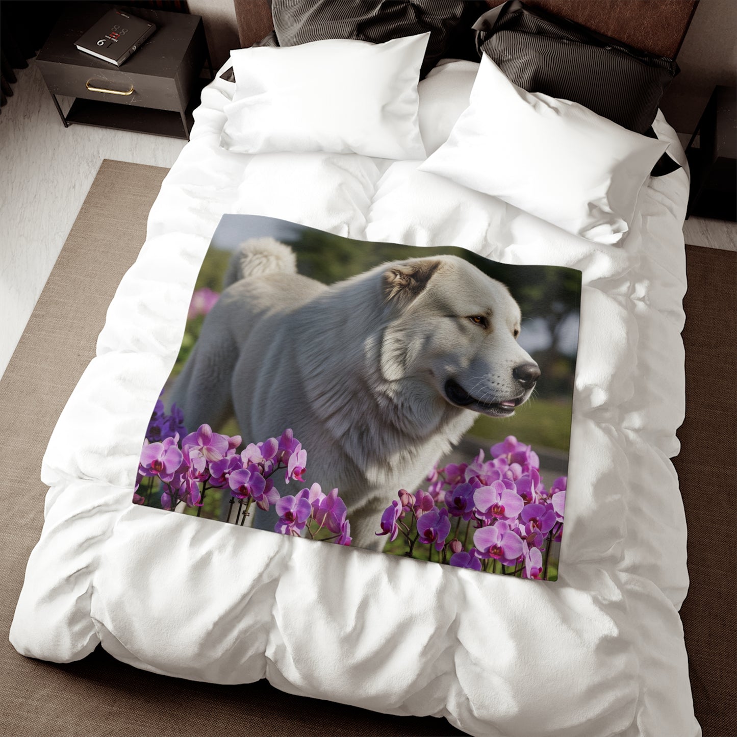 Caucasian Shepherd Dog Sweatshirt Blanket