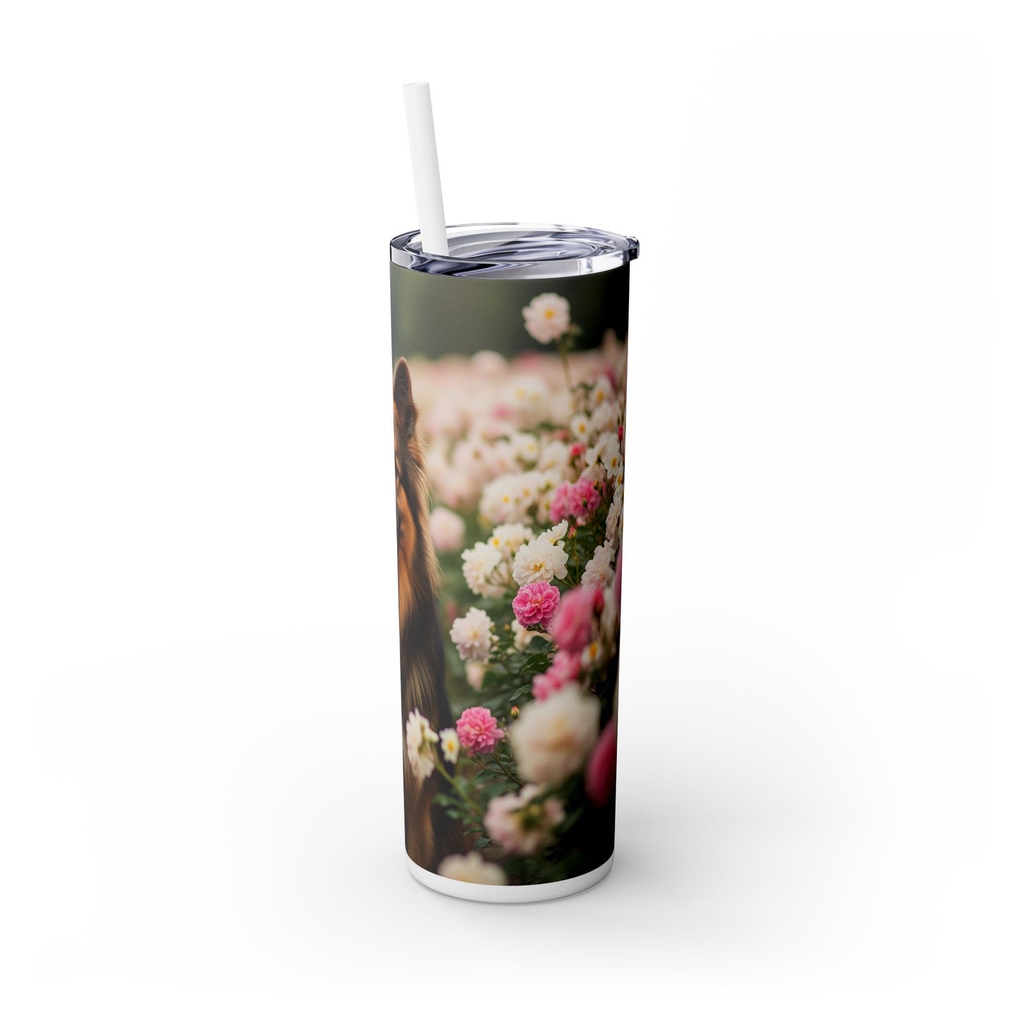 Bohemian Shepherd Tumbler with Straw, 20oz