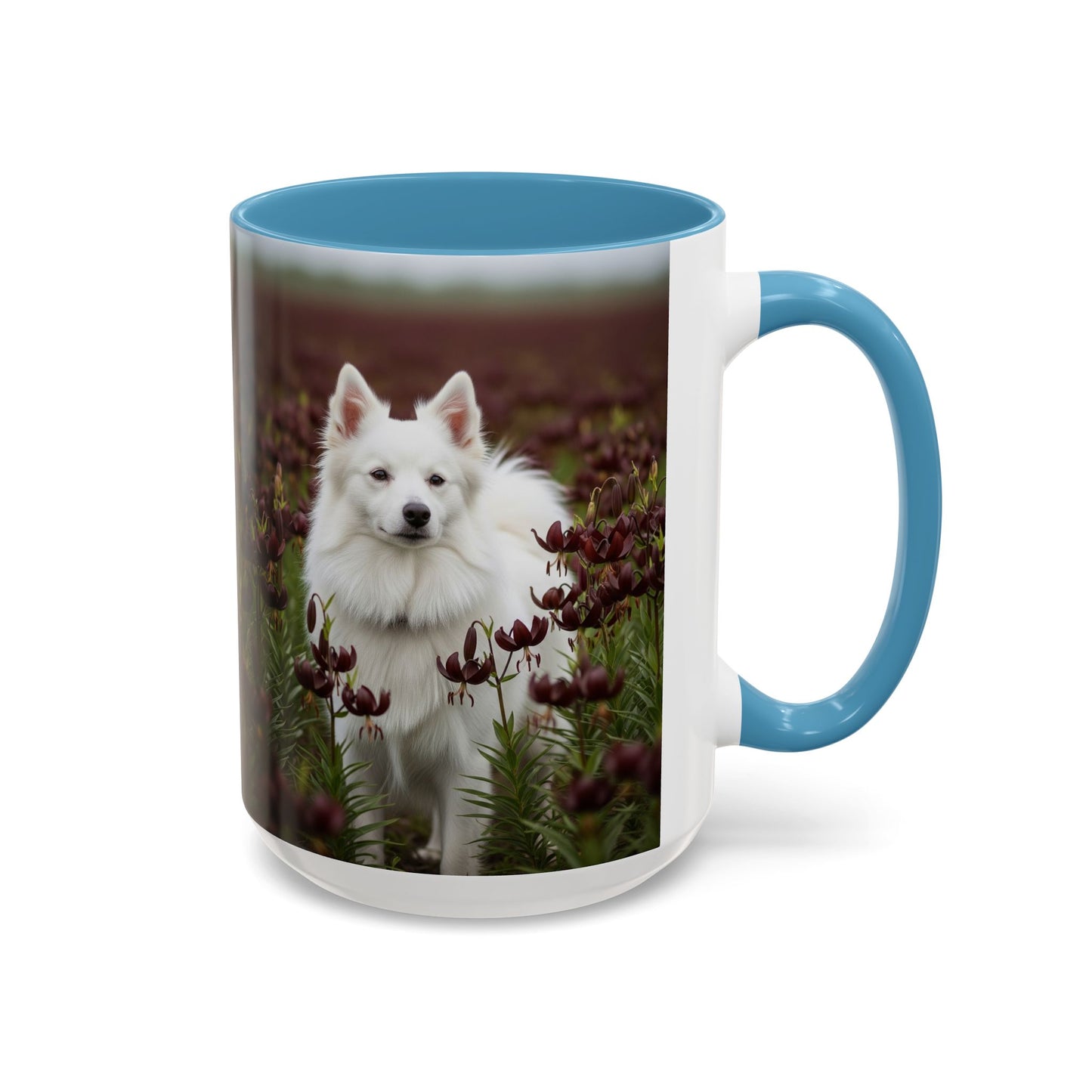 American Eskimo Dog Accent Coffee Mug - Perfect Gift for Dog Lovers