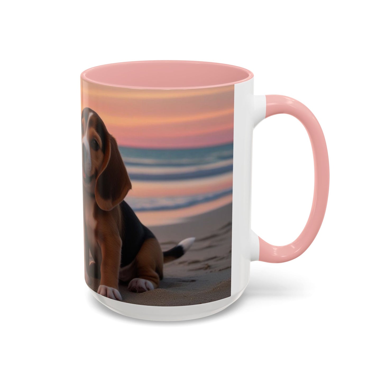 Beagle Love Accent Coffee Mug - Perfect Gift for Dog Lovers