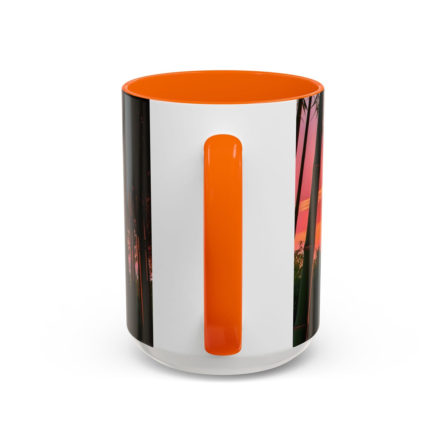 Bamboo Forest Sunrise Accent Coffee Mug - Perfect Gift for Dog Lovers