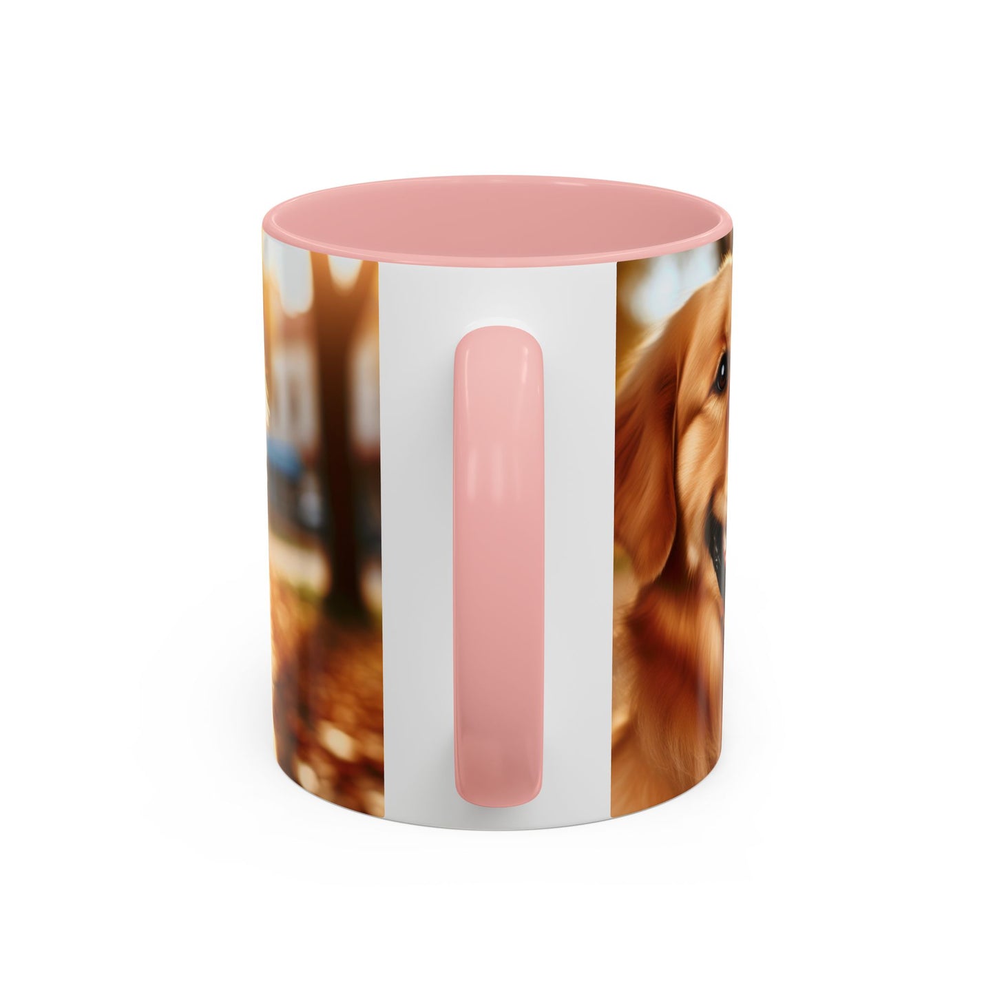 Golden Retriever Accent Coffee Mug - Perfect Gift for Dog Lovers