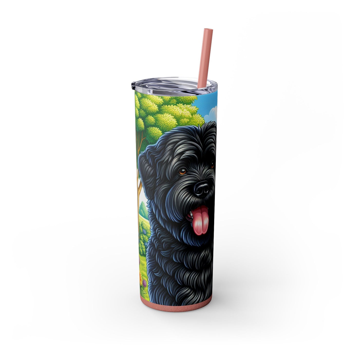 Bouvier des Flandres Tumbler with Straw, 20oz