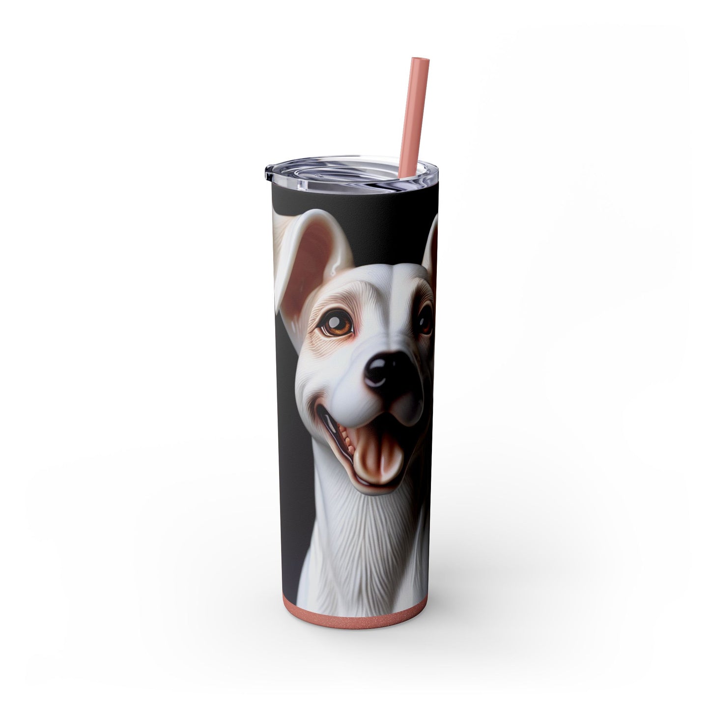 Porcelaine Tumbler with Straw, 20oz