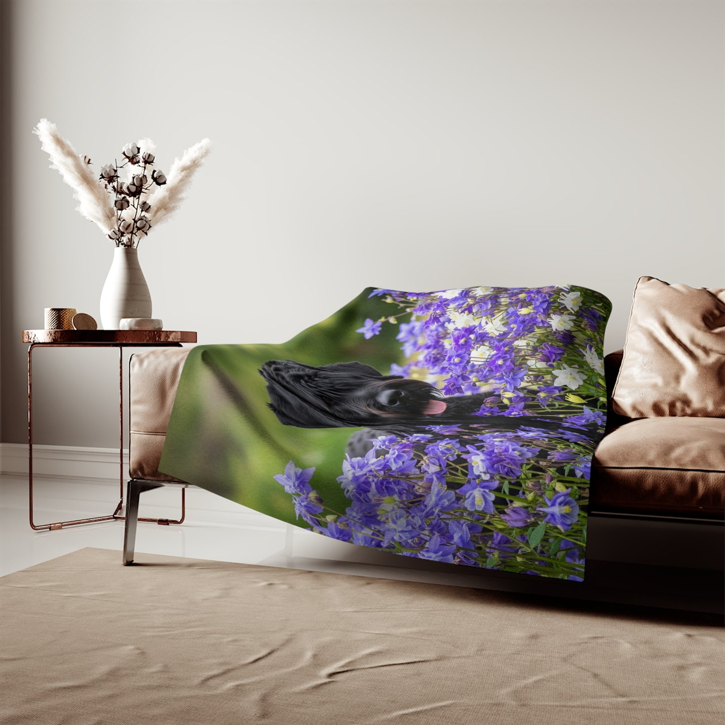 Black Russian Terrier Sweatshirt Blanket