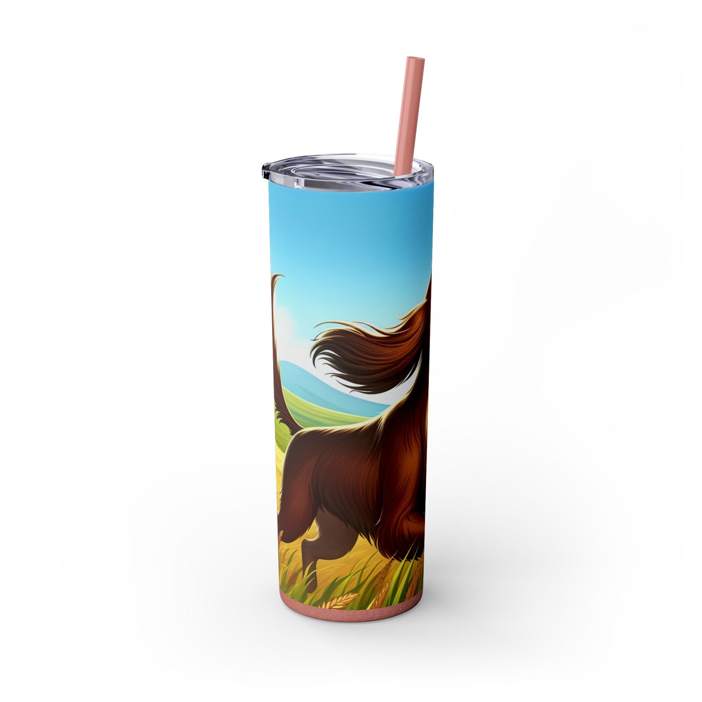 Field Spaniel Tumbler with Straw, 20oz