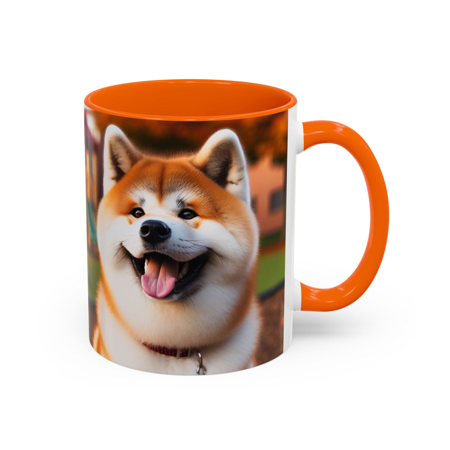 Japanese Akitainu Accent Coffee Mug - Perfect Gift for Dog Lovers
