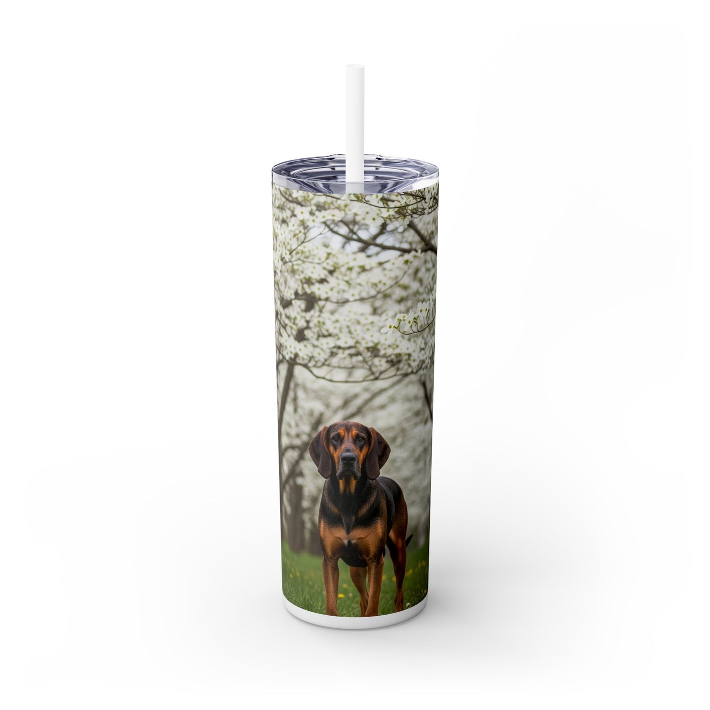 Plott Hound Tumbler with Straw, 20oz