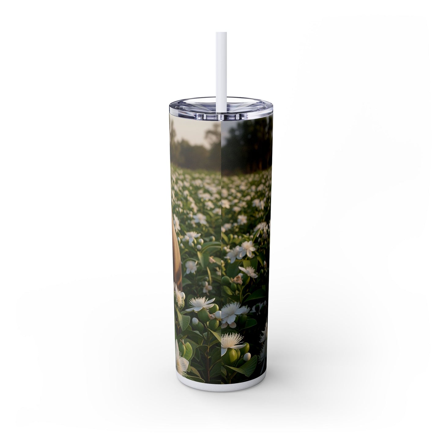 Bully Kutta Skinny Tumbler with Straw, 20oz