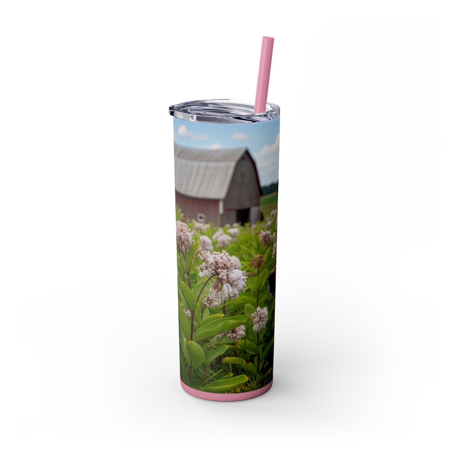 Rat Terrier Tumbler with Straw, 20oz