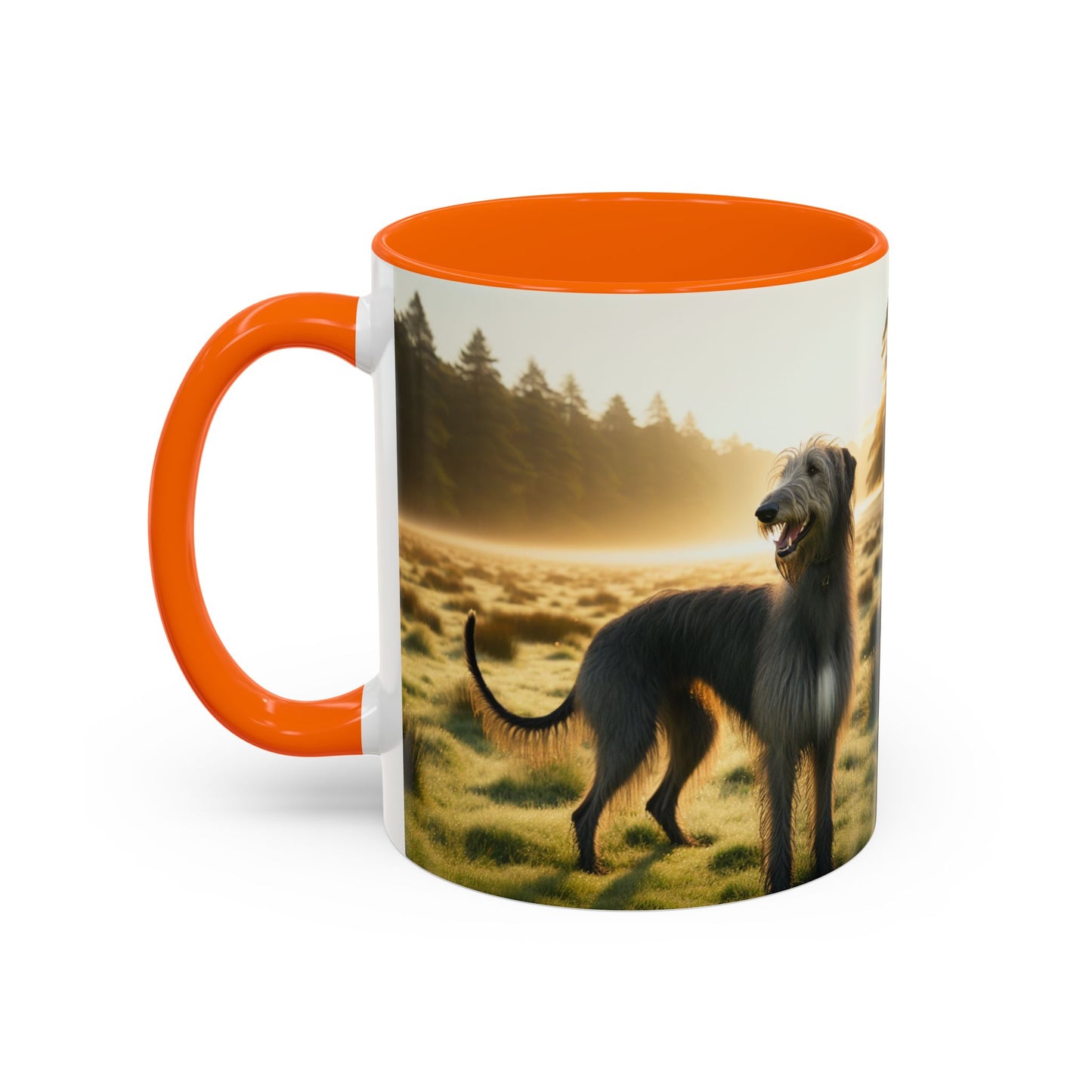 Scottish Deerhound Accent Coffee Mug - Perfect Gift for Dog Lovers