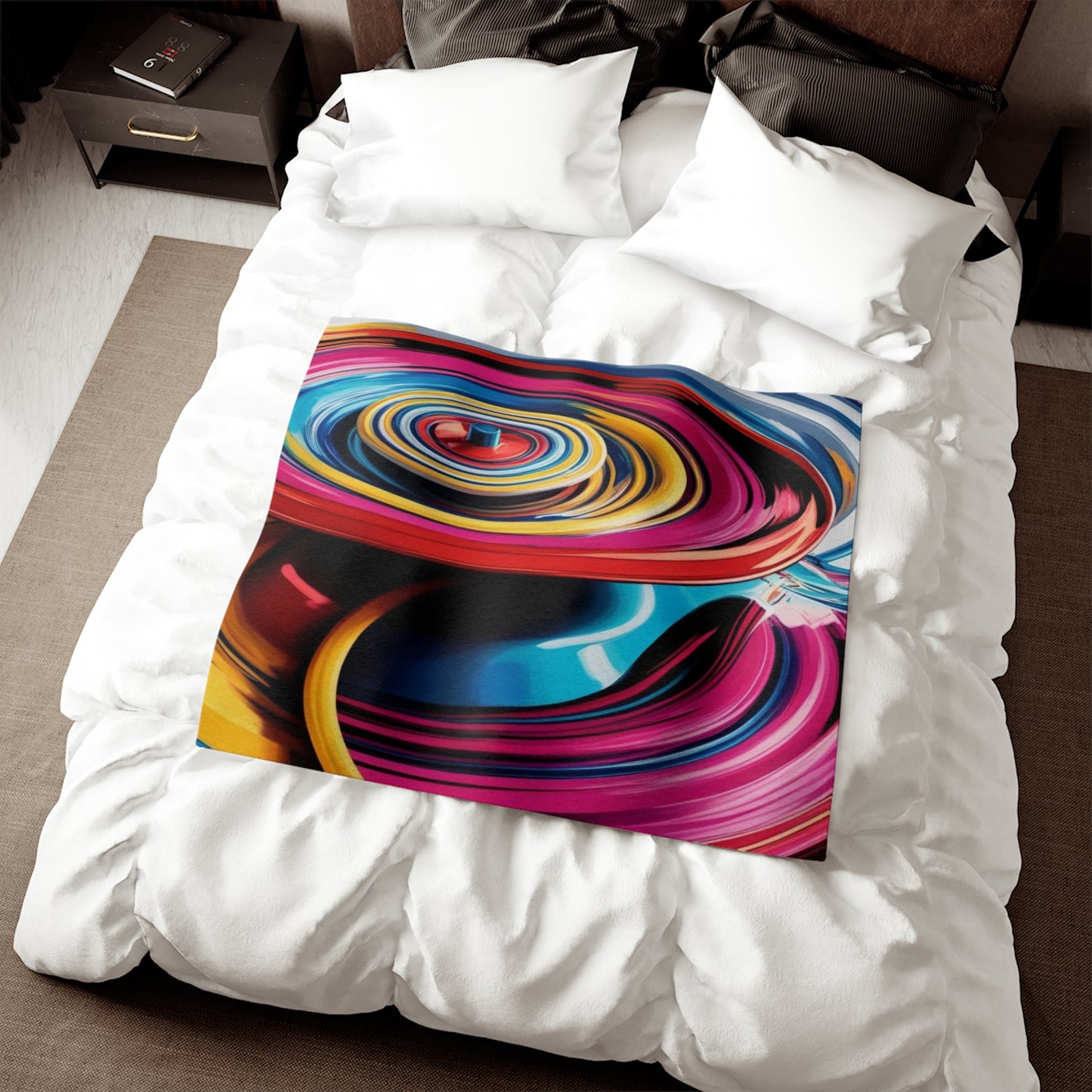 Optical Illusion Sweatshirt Blanket