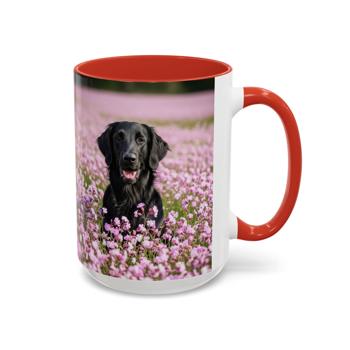 Flat Coated Retriever Accent Coffee Mug - Perfect Gift for Dog Lovers