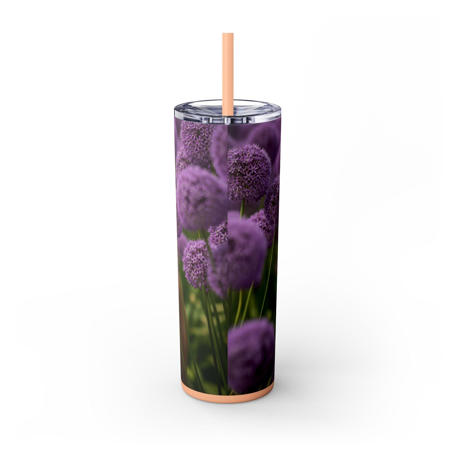 Canaan Dog Skinny Tumbler with Straw, 20oz