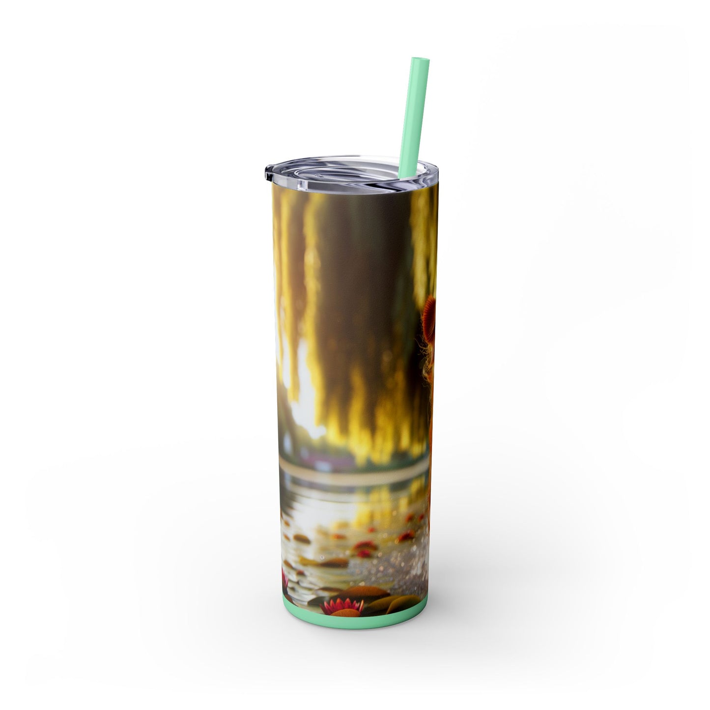 Nova Scotia Duck Trolling Retriever Skinny Tumbler with Straw, 20oz