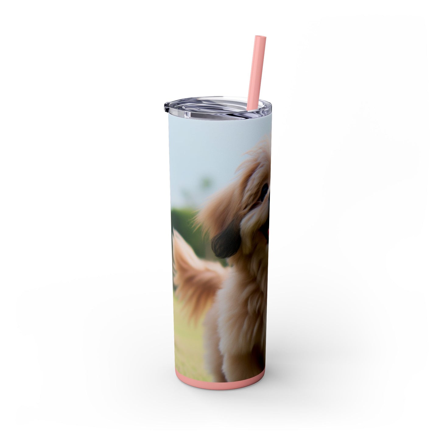 Pekapoo Tumbler with Straw, 20oz